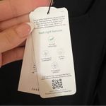 Universal Standard  Foundation black ribbed long sleeve square midi dress NEW 12 Photo 6