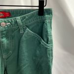 Dickies ‎ Carpenter Pants Juniors 1/25 Green Cargo Utility Grunge Mid-Rise Photo 3
