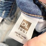 DL1961  Goldie high rise boyfriend distressed destroyed straight jeans 25 Photo 7