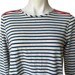 Multiples  Mixed Print Mixed Media Top, Sz M Photo 6