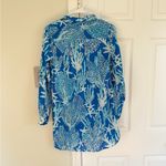 Lilly Pulitzer Captiva Tunic Brewster Blue Good Reef XS Beach Resort Wear Photo 8