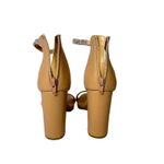 Charlotte Russe  Dress Shoes 4" Heel  Size 7 Tan Photo 2