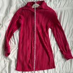 Nasty Gal Oversized Pink Button Shirt Photo 8