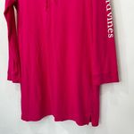 Vineyard Vines Hoodie Tee Cover Up Rhododendron Size Medium Long Sleeve Cotton Photo 4