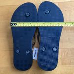 Old Navy Glitter Sparkle Toe Thong Flip Flops, Black, Colorful, Size 8, NWT Photo 7