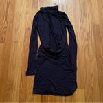 Target High Neck Open Back Long Sleeve Navy Dress Small Photo 1