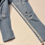 Levi's 711 Skinny Distressed Ankle Jeans Size 28 Light Blue Holes Frayed Photo 13