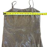 Lulus Searching For You Metallic Gold Glitter Mermaid Maxi Dress Womens Med NEW Photo 12