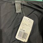 Forever 21 Black Extremely Low Cut Long Sleeved Crop Top Photo 2