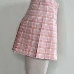 Comfy And Ready Plaid Skorts In Pink Size XS Photo 8