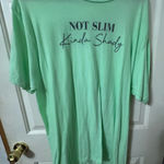 Tultex  Light Green Graphic Tee - Short Sleeve Photo 0