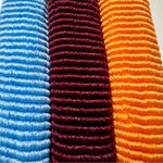 Free People Movement FP Movement Pony Tail Holders, 3 Hair Ties, Blue and Purple and Orange, NWT Photo 2