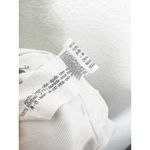 ZARA  High-Rise Wide Leg Crossover Waist Jeans Size 8 White Preppy Chic Photo 5