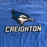 NCAA GUC Large Creighton Bluejays Blue Tshirt Basketball Cotton Athletic Logo Photo 1