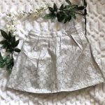 Hollister Holister silver design on Ivory mini skirt Photo 0