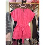 ZARA  Hot Pink Romper with Bow Size Medium 1165/137/620 Bloggers Favorite Photo 6