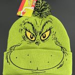 Dr. Seuss Nwt The Grinch Green Knit Beanie Hat Unisex Photo 0