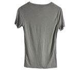 All Saints Wool Blend Light Gray Short Sleeve V-Neck T-Shirt Size Medium Photo 6