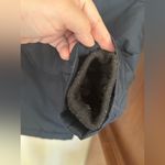 Abercrombie & Fitch Abercrombie blue poly filled winter coat with faux fur hood lining size M Photo 7