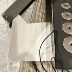 Calvin Klein NEW silver black N-lace necklace unique polished one of a kind Photo 1