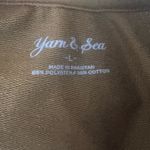 Women Solid Long Sleeve Shirt Dress Fall Casual Round Neck Drawstring Dress XL Green Photo 3