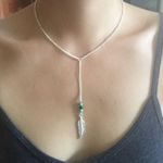 Urban Outfitters Silver leaf necklace NEW  Photo 0