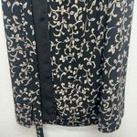 Vintage Jones New York Floral Maxi Skirt 10 Petite Y2K Black Fairy Grunge Retro Size 10P Photo 8