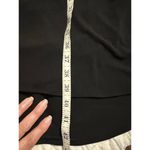 Vicky Tiel Flutter Sleeve Wrap Midi Dress Size Large Black Sophisticated LBD Photo 4