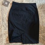 Iz Byer NWT  Women's Size M Black Pencil Skirt Stretch Small Professional Photo 3