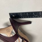 Nine West Gypsee Wine Maroon Heels Size 9 M Photo 7