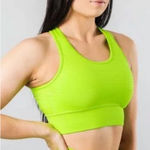 Alphalete‎ Vault Sports Bra Neon Yellow Green Medium Photo 0