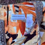 Alfred Dunner  Petite Floral‎ Print Metallic Accent Top 10P Crochet Trim Photo 2