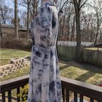 Elizabeth and James  Womens Shirt Camp Dress Short Sleeve Tie Dye Purple, Blue XS Photo 2