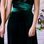 Dark green infinity velvet dress Size M Photo 0