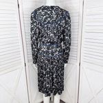 Coach Yoke StaticāPattern Jacquard Long Sleeve Midi Dress Back White 0 Photo 4