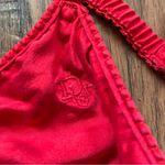 Christian Dior vintage red silk bra, size 34 Photo 4