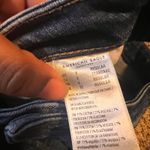 American Eagle Hi Rise Jegging Crop Jean Distressed Ripped Button Fly Women Sz 8 Blue Photo 2