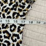 J.Crew  collectors, Tee shirt white, black, leopard, print, cotton, medium Photo 7