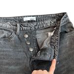 Vervet  Kassie Boyfriend Crossover Jeans Gray Ripped Distressed Size 26 Photo 5