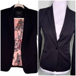 Scotch & Soda Maison Atelier No 1 Black Jacket Victorian Art Lining Photo 0