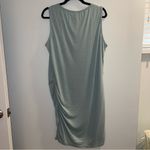 Women Ruched Sleeveless Tank Bodycon Dress Photo 2