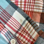 Patagonia  Organic Cotton Flannel Shirt Women Size 12 Plaid LS Gorpcore Button Up Photo 7