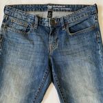 Gap  Boyfriend Fit Jeans Womens US 6 28R Blue Denim Cropped Cuffed Casual Photo 2