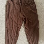 Old Navy Womens  high waisted brown tie belt pants 4x Photo 4