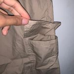 hunter and brown Tan Cargo Utility Midi Summer Spring Skirt Photo 6