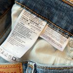 Levi's  High Rise Raw Hem Button Fly Wedgie Ankle Skinny Jeans Sz 30 C17 Photo 5