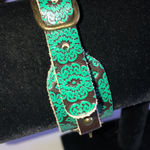 Leather Boho Freedom Interchangeable Charm Floral Boho Bracelet Brown Photo 2