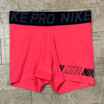 Nike  Pro Neon Pink Spandex Shorts Size Medium Photo 0