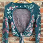 Anthropologie  Daily Practice Floral Open Back Fuzzy Sweater, XS Photo 6