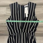Flynn Skye NWT  Florence Jumpsuit Plunge Neckline Black White S Photo 6